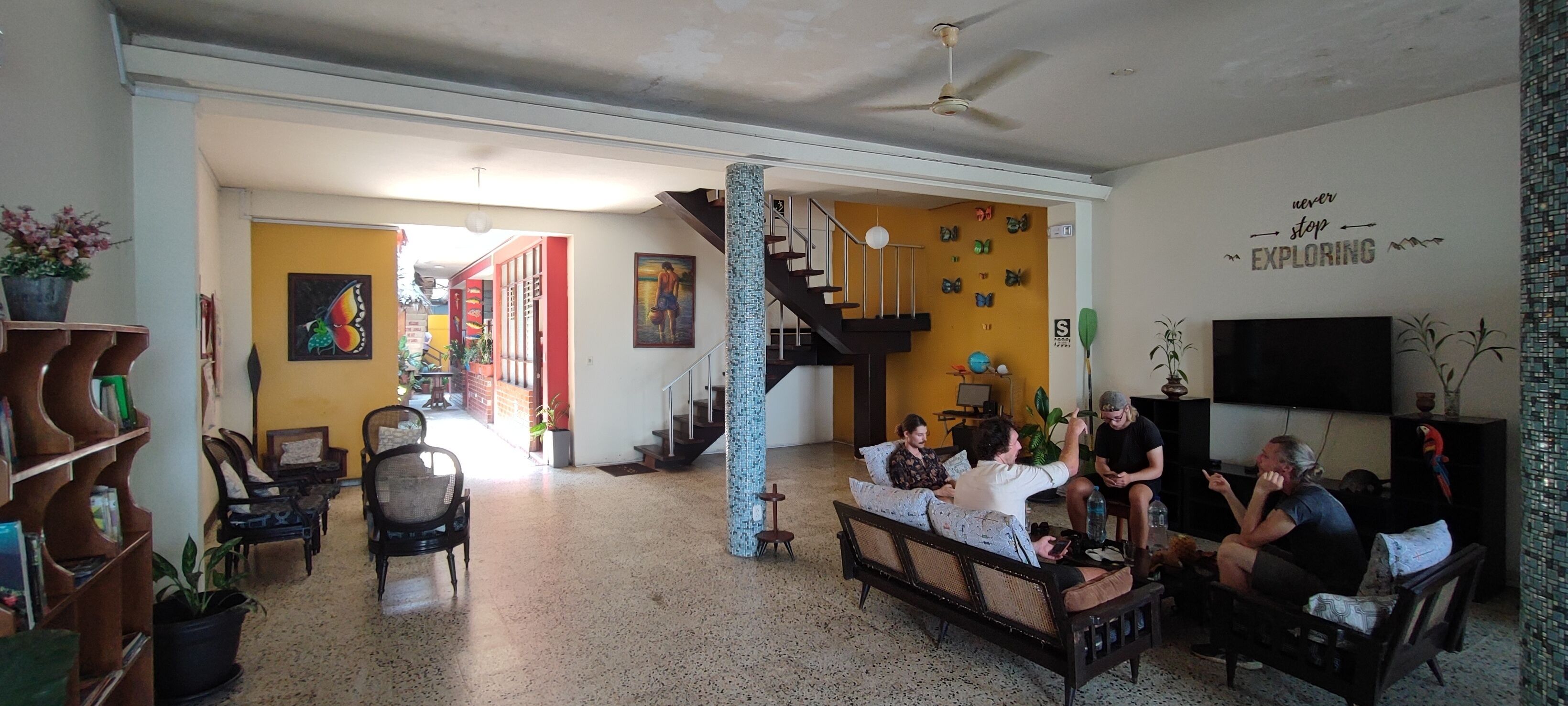 Sittområde i lobbyn