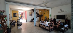 Sala de estar en el lobby