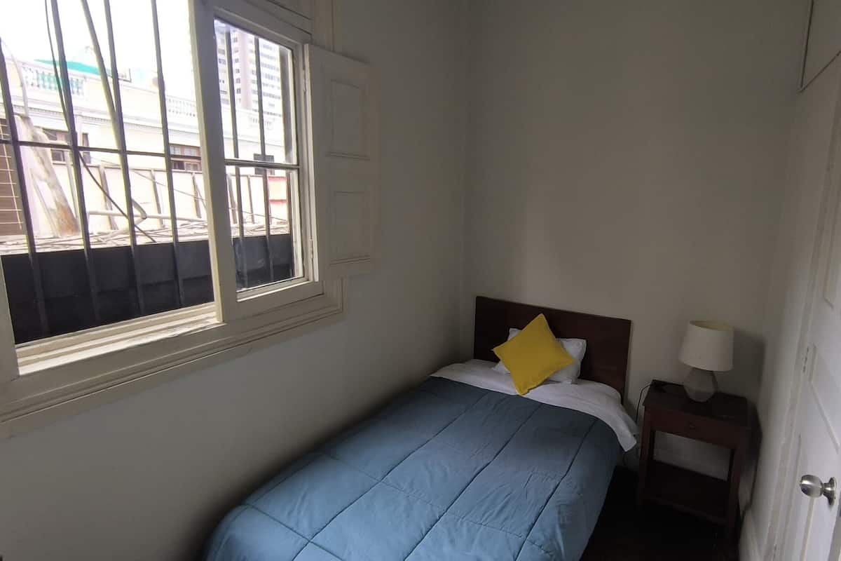 Basic Single Room, 1 Large Single Bed, Shared Bathroom | Free WiFi, bed sheets
