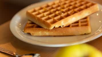 Daily buffet breakfast for a fee