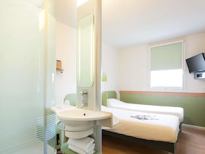 Chambre avec lits jumeaux, 2 lits une place