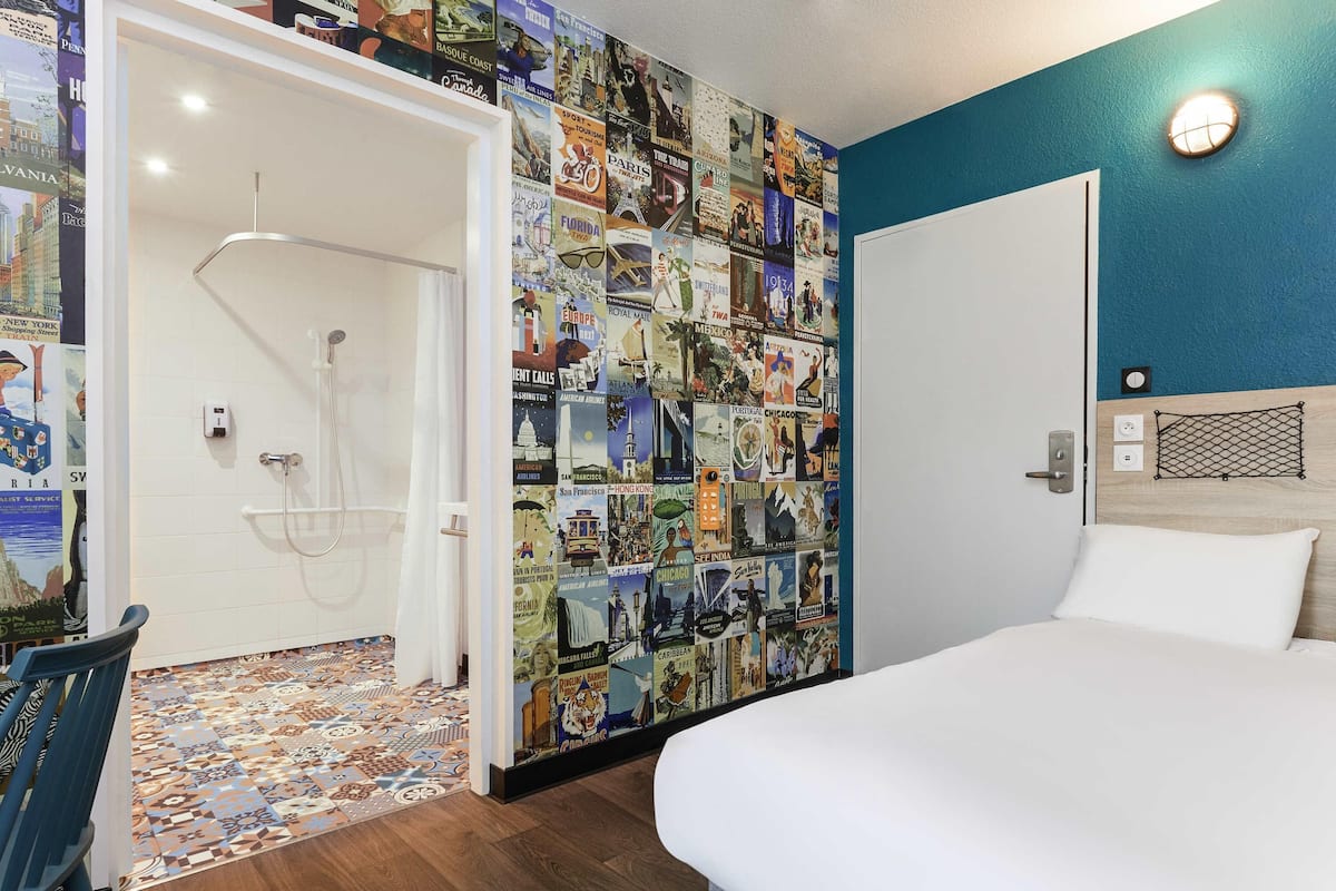 Blackout drapes, soundproofing, iron/ironing board