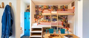 Blackout curtains, soundproofing, iron/ironing board
