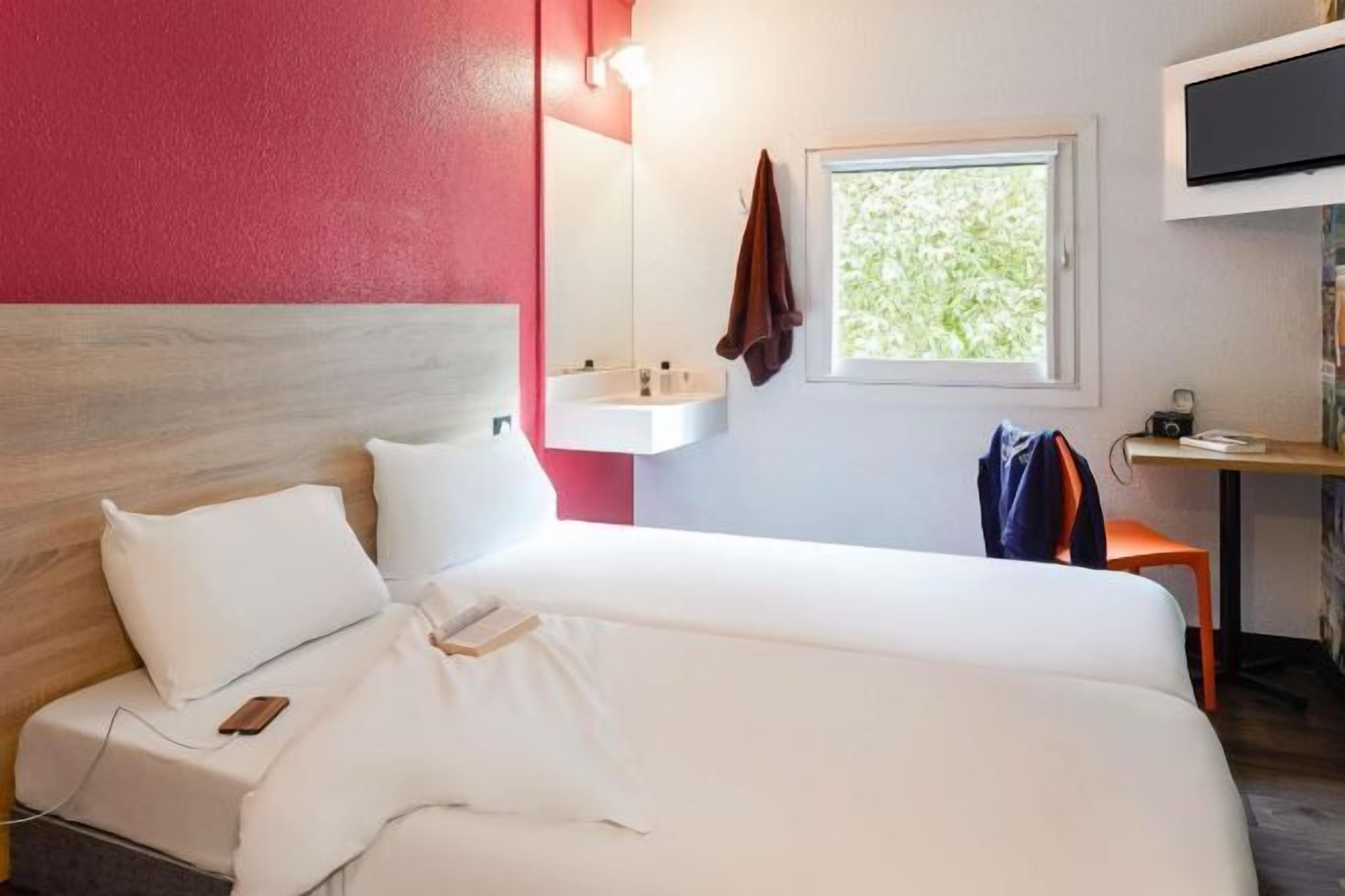 Blackout curtains, soundproofing, iron/ironing board