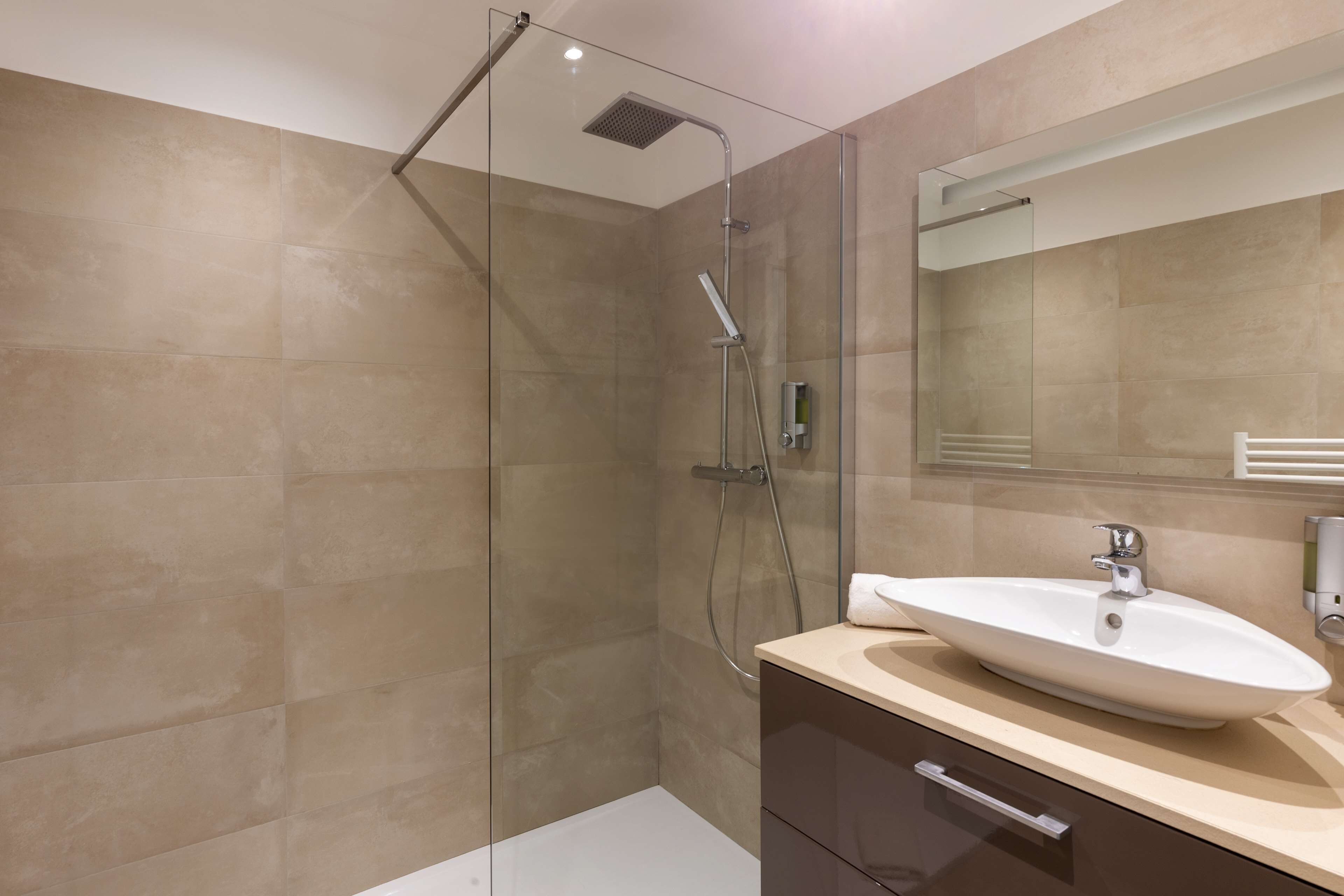 suite, 1 queen bed, terrace, sea view (with sofabed) | bathroom | shower, free toiletries, hair dryer, towels