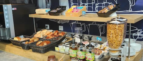 Daily buffet breakfast (EUR 8.50 per person)