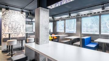 Shower, towels, soap, shampoo