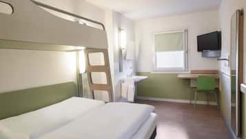 Schreibtisch, schallisolierte Zimmer, kostenloses WLAN, Bettwäsche