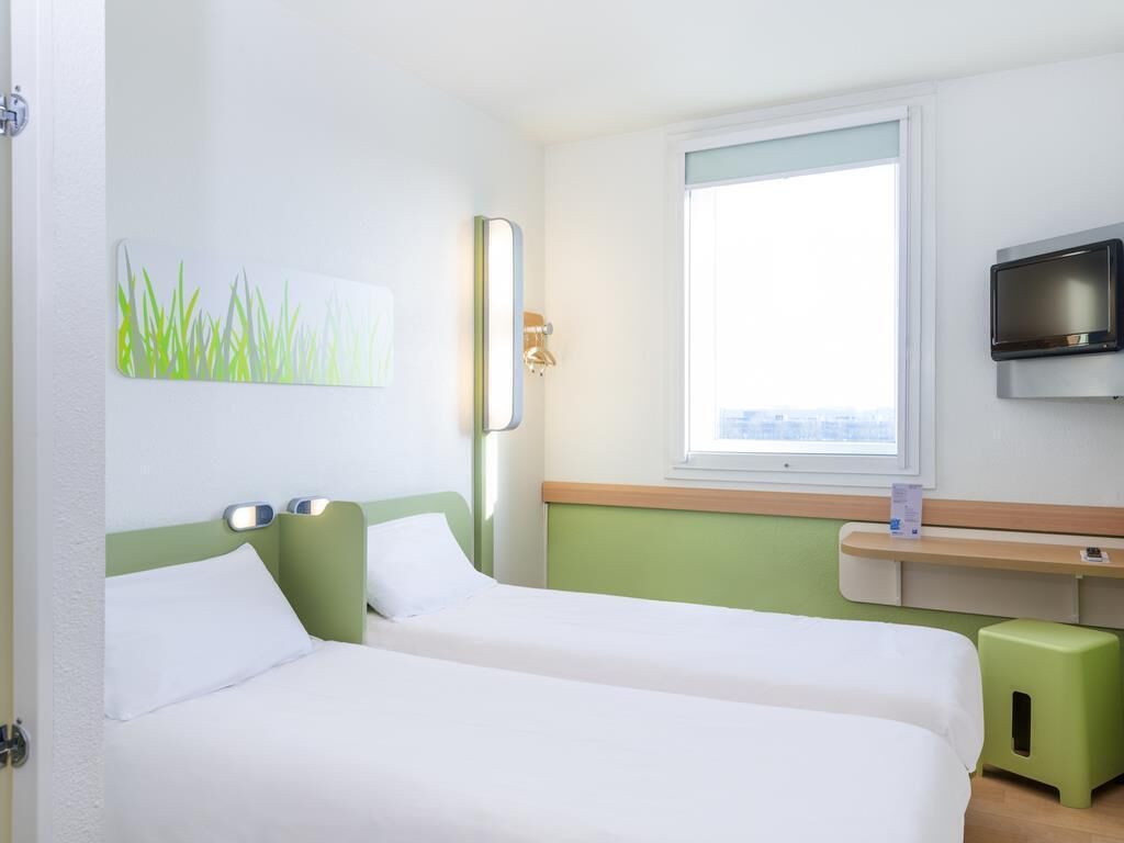 Chambre avec lits jumeaux, 2 lits une place