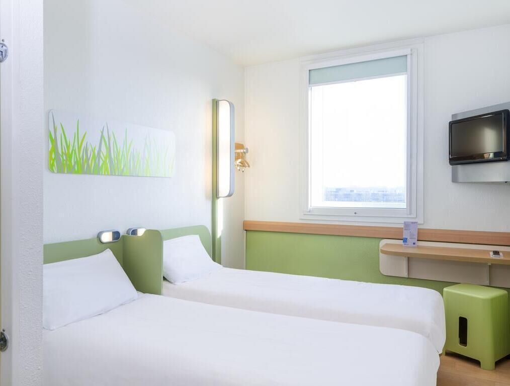 Chambre avec lits jumeaux, 2 lits une place