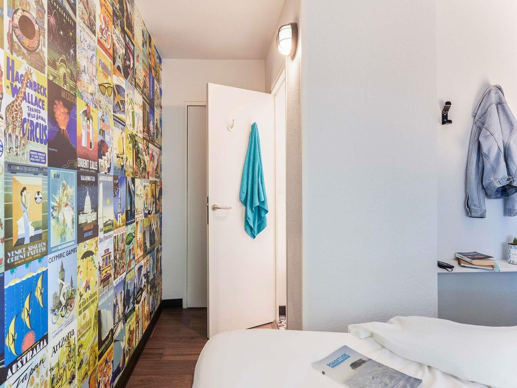 Habitación, 1 cama matrimonial, baño privado (Cabrio) | Cortinas blackout, insonorización y tabla de planchar con plancha 