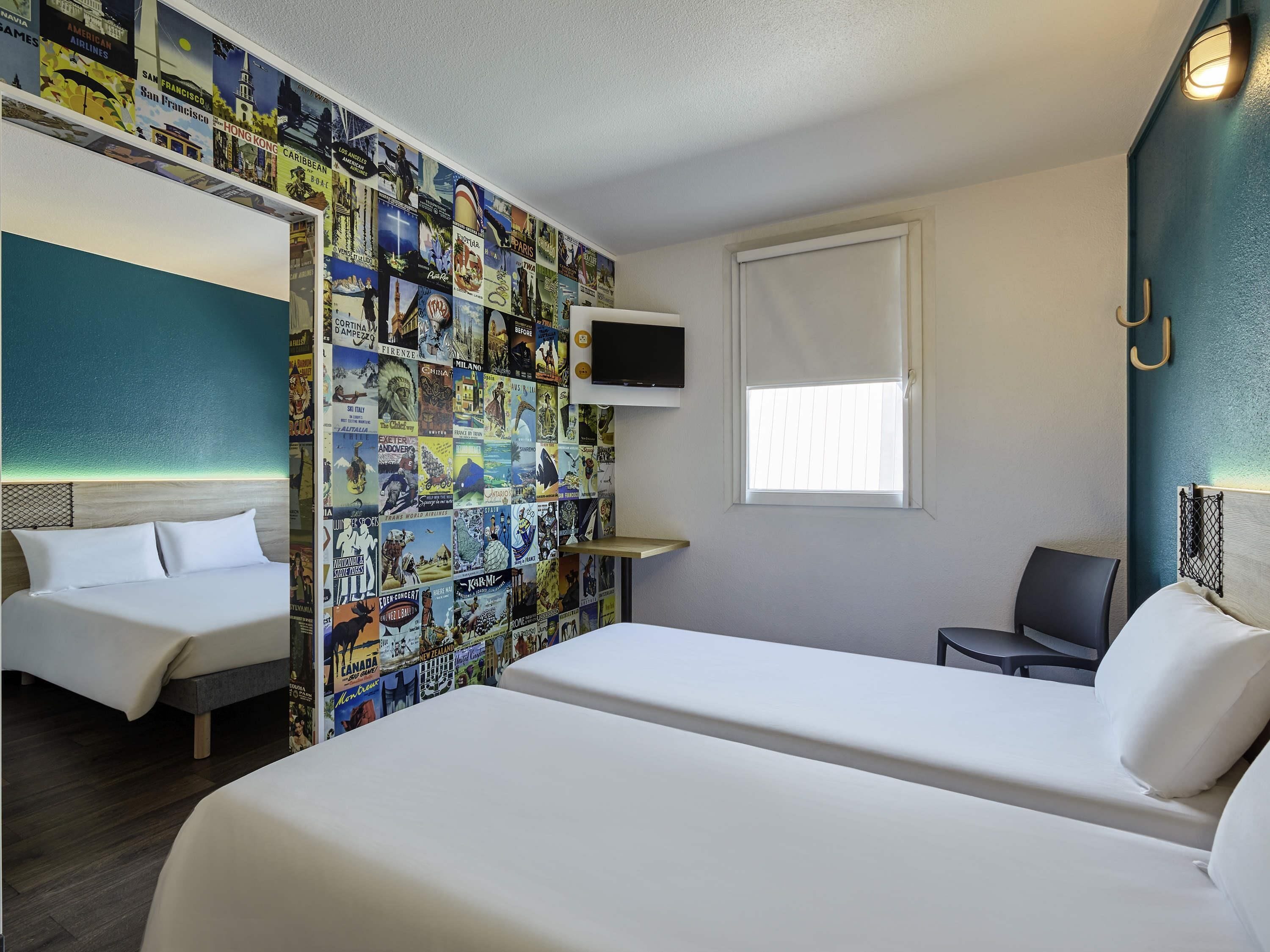 Family Room, Multiple Beds, Private Bathroom (Cabrio) | Blackout drapes, soundproofing, free WiFi, bed sheets