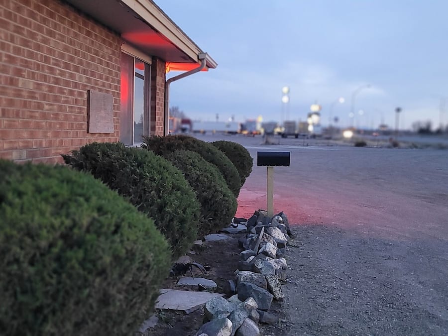 Fachada de la propiedad