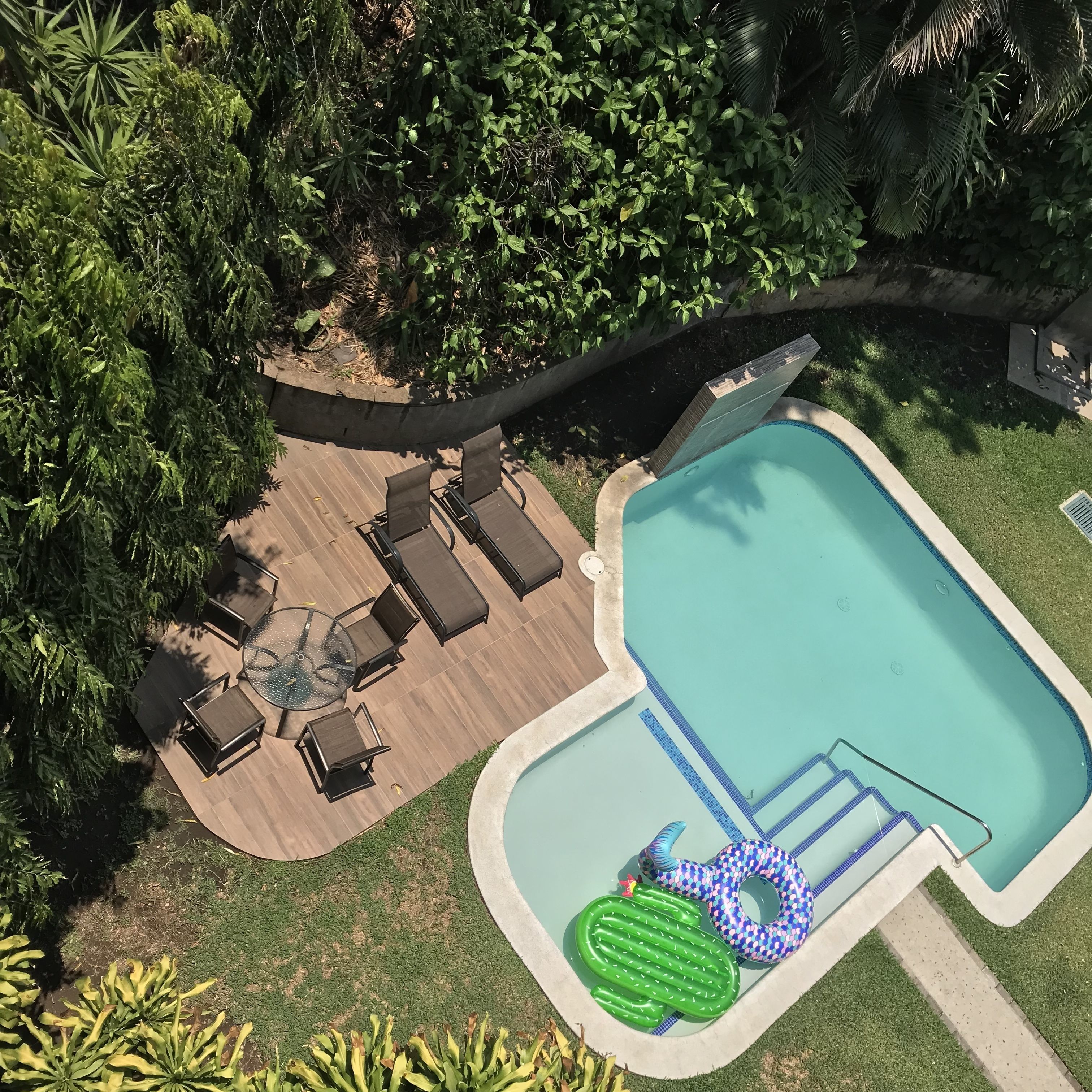 Alberca al aire libre 