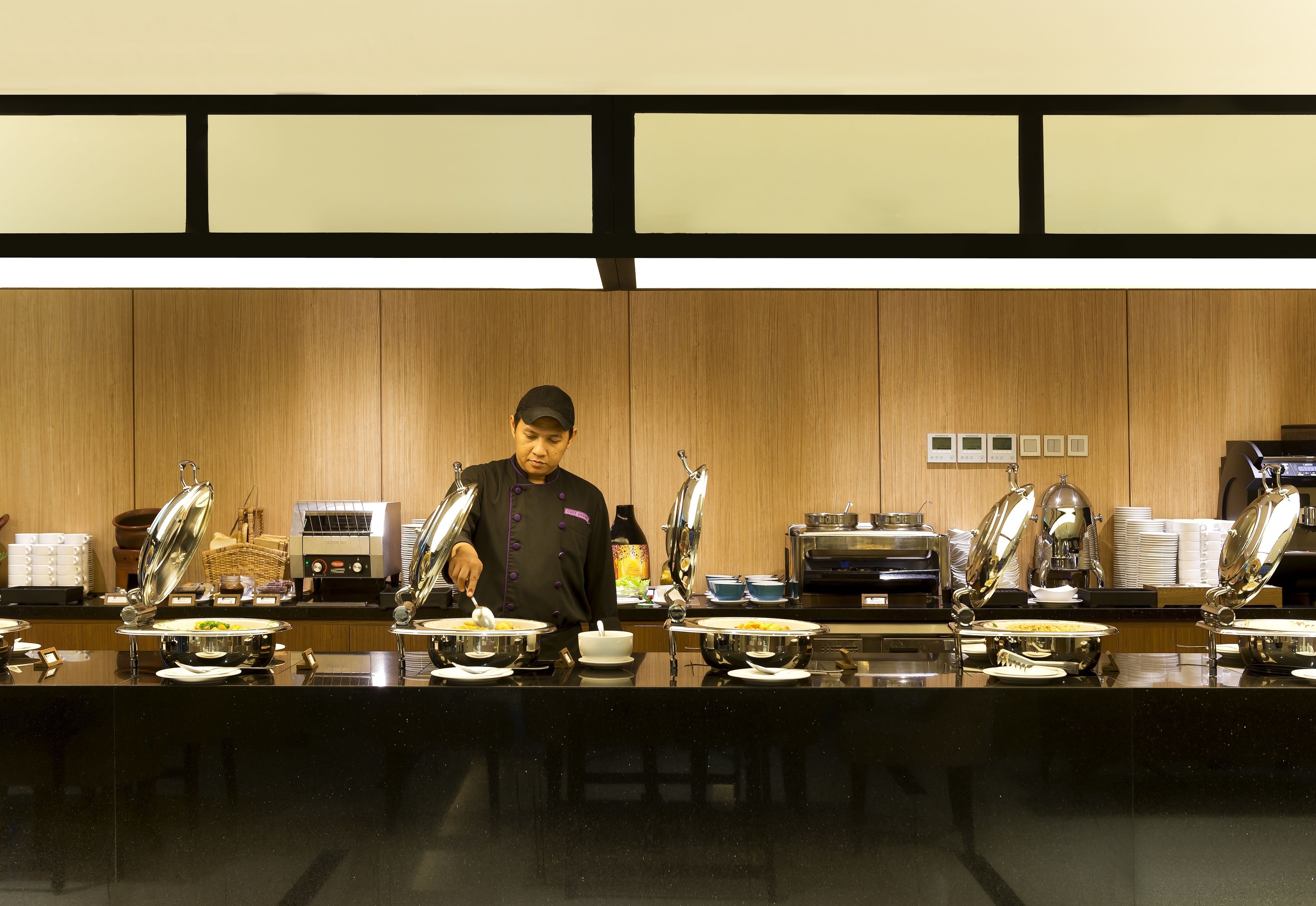 Daily buffet breakfast (IDR 130000 per person)