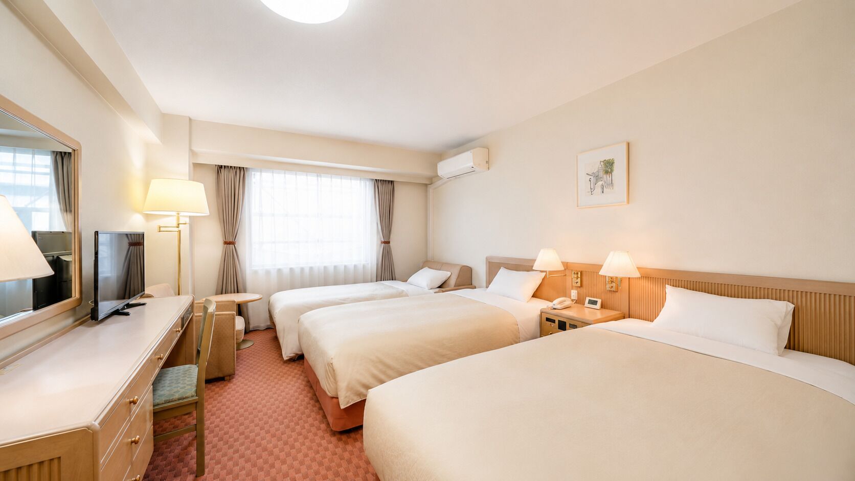 Blackout drapes, iron/ironing board, free WiFi, bed sheets