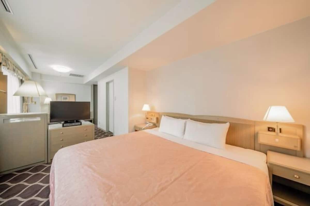 Blackout curtains, iron/ironing board, free WiFi, bed sheets