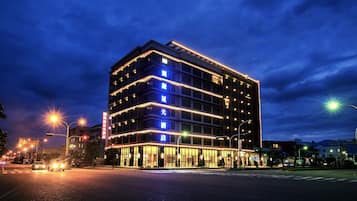 Front of property – evening/night