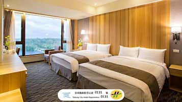 Minibar, in-room safe, desk, blackout curtains