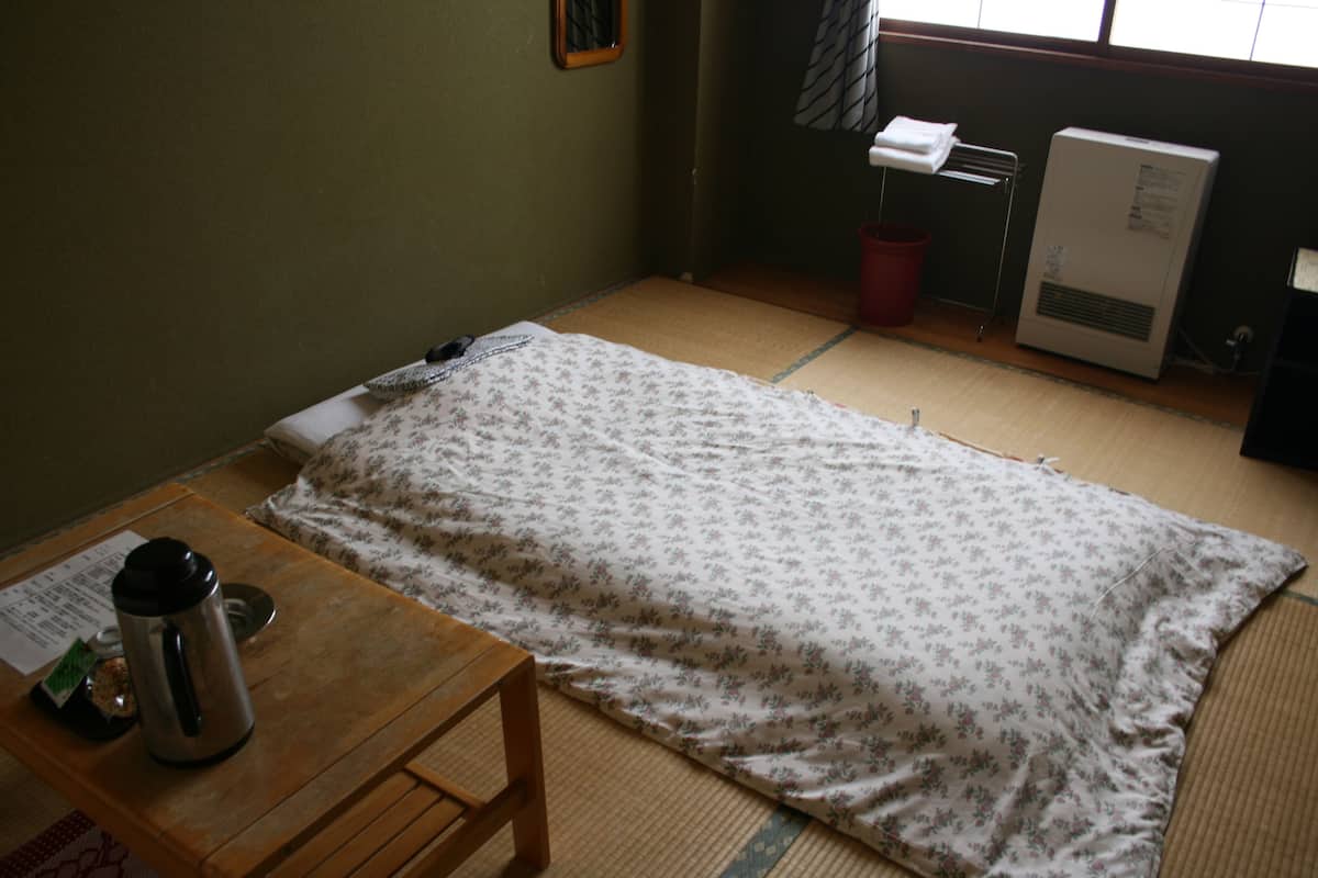 japanese style room, shared bathroom | iron/ironing board, free wifi, bed sheets