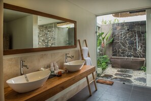 Honeymoon Villa, Private Pool | Bathroom - Anusara Luxury Villas - Adults Only (Ubud)