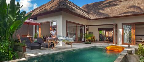 Presidential Villa, 2 Bedrooms, Private Pool | View from room