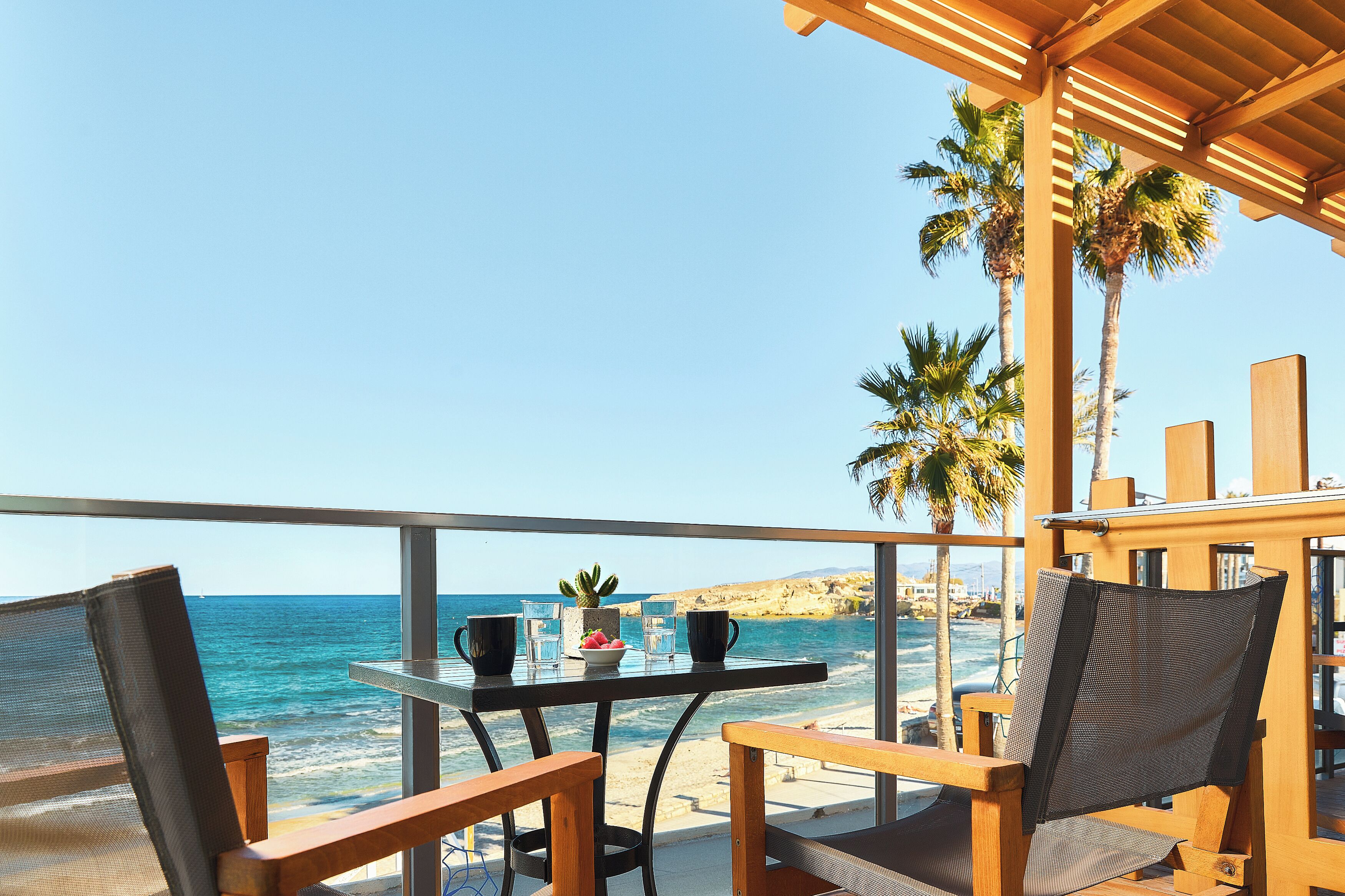 Junior Suite Sea Front | Terrasse/Patio