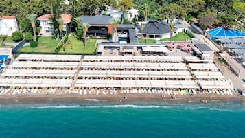 Private beach nearby, free beach cabanas, sun loungers, beach towels