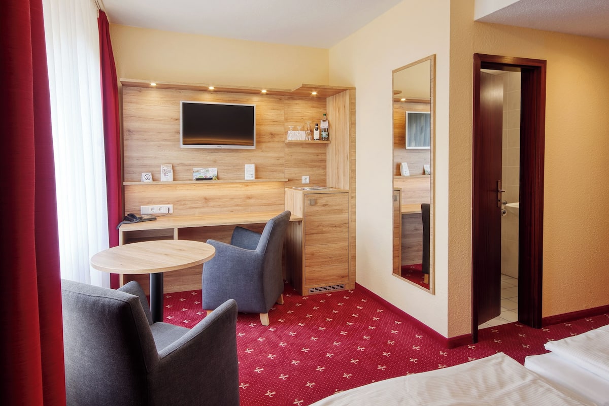 Comfort dubbelrum (Vital) | 1 sovrum, allergitestade sÀngklÀder och minibar