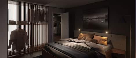 Minibar, coffres-forts dans les chambres, bureau