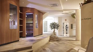 Sauna, baño de vapor, baño turco o hammam y tratamientos corporales