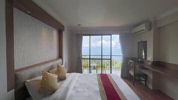 Deluxe-Doppelzimmer, 1 Schlafzimmer, Balkon, Bergblick | Hochwertige Bettwaren, Daunenbettdecken, Select-Comfort-Betten