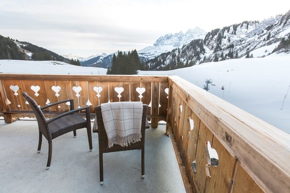 Terrace/patio - Mountain Lodge & Spa Les Crosets (Val d'Illiez)