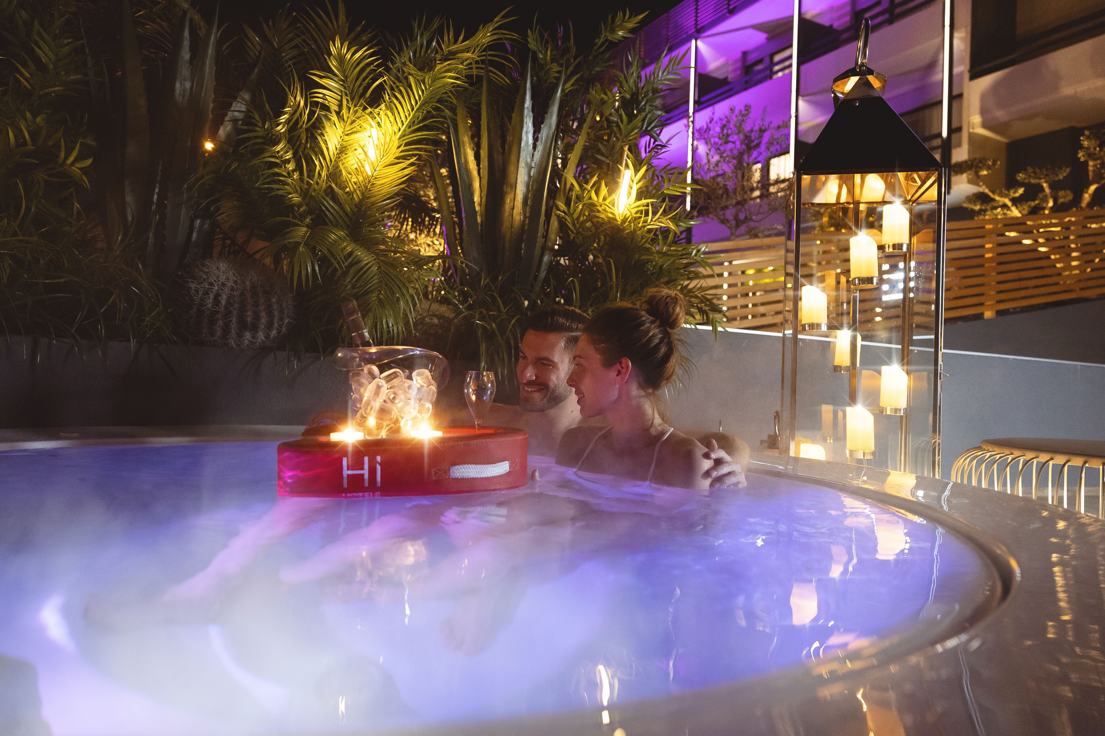 Idromassaggio all'aperto