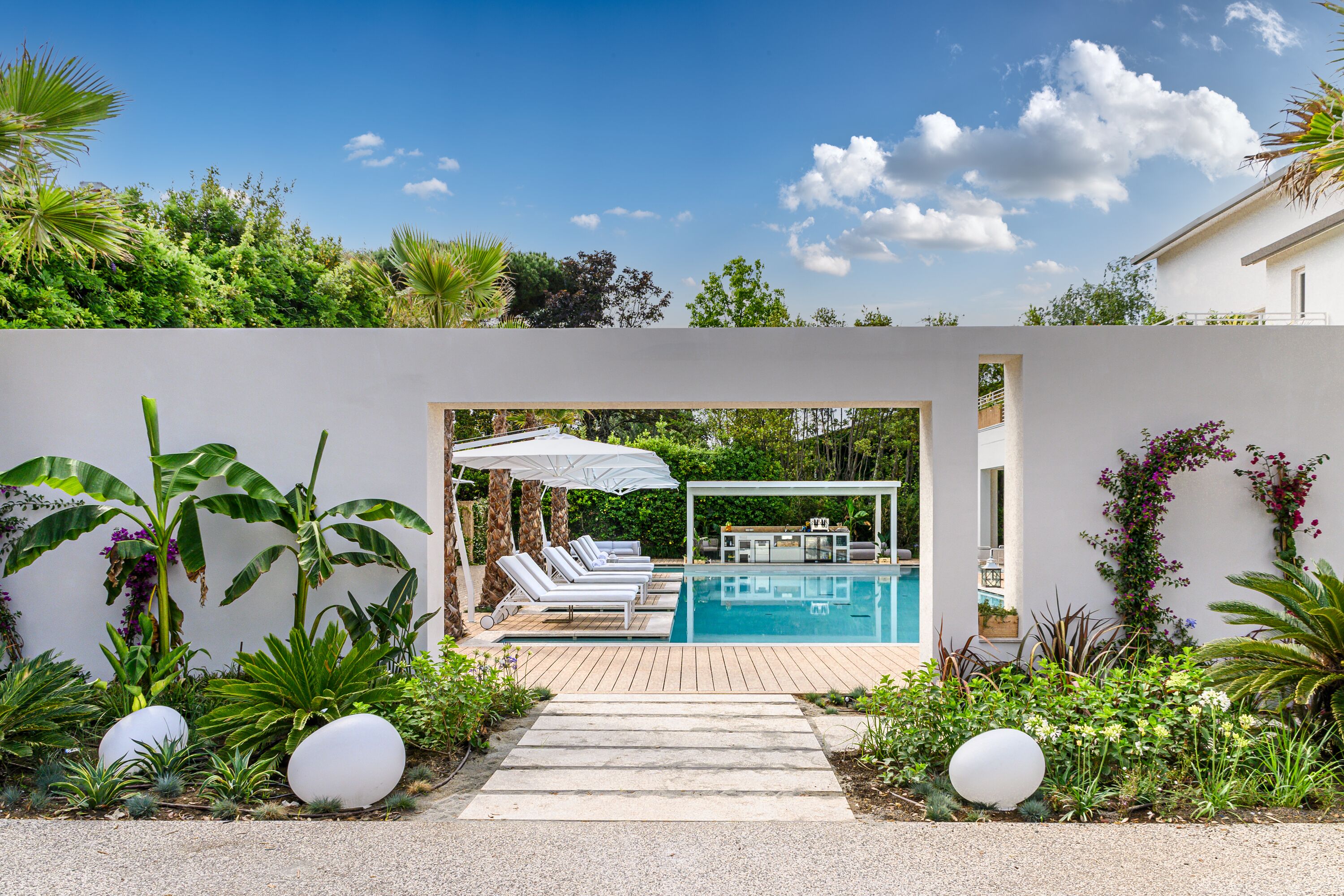 Seasonal outdoor pool