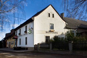 Majoituspaikan julkisivu