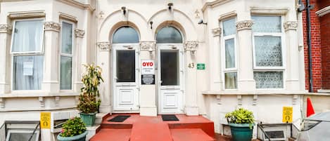 Voorkant van accommodatie