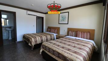 Desk, blackout curtains, iron/ironing board, free WiFi