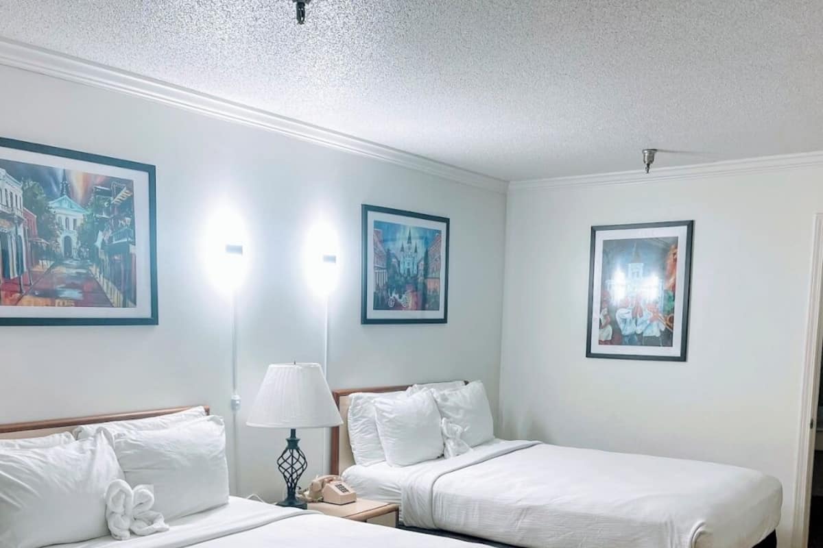 Superior Room, 2 Double Beds, Non Smoking, Refrigerator & Microwave | Blackout curtains, free WiFi, bed sheets