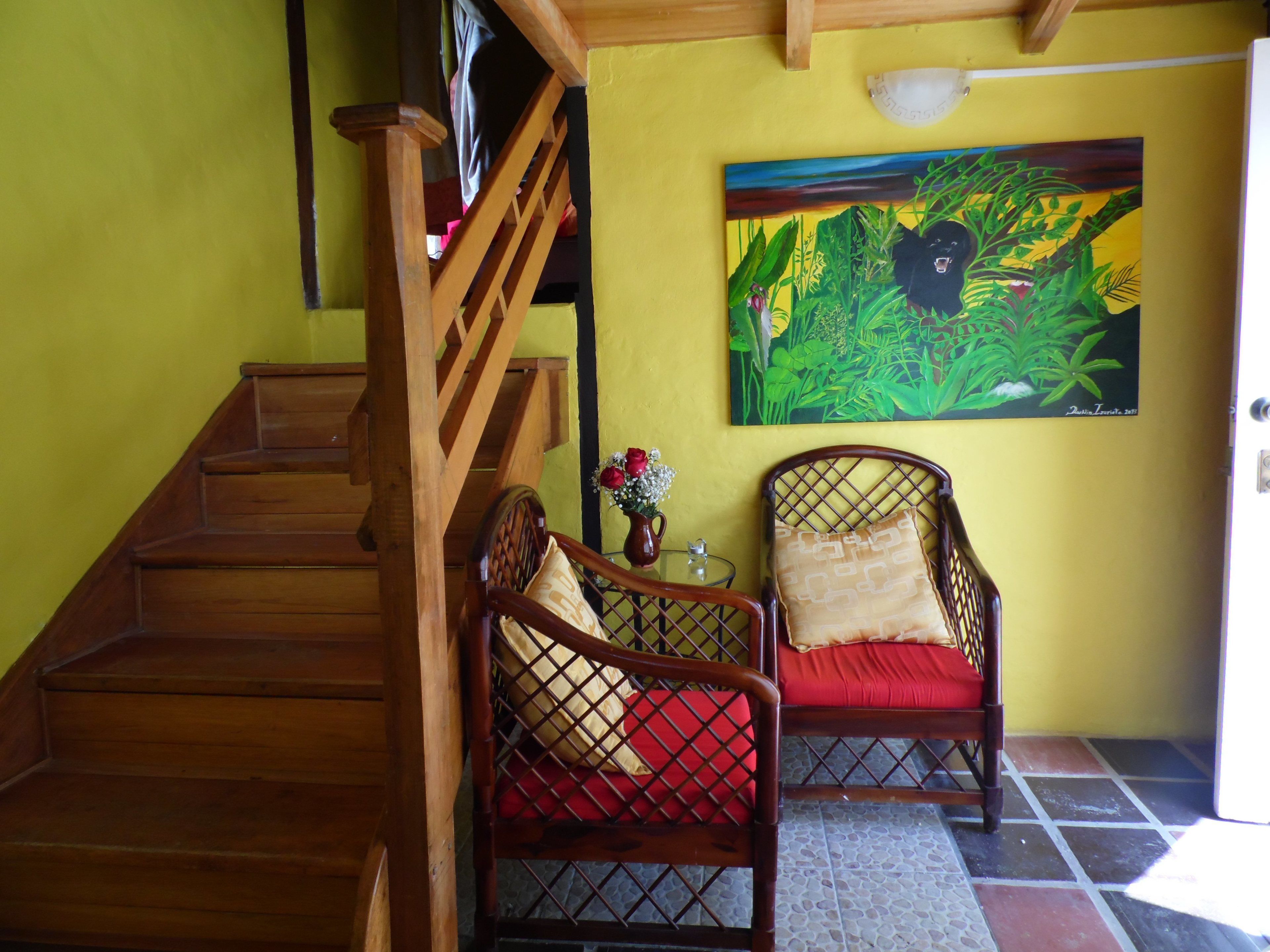 Family Room, City View | Staircase