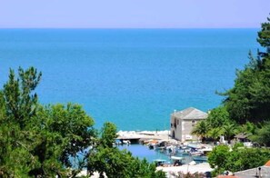 Uitzicht vanuit accommodatie