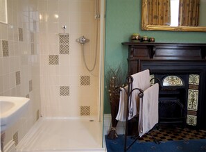 Habitación estándar, 1 cama doble, baño privado, vistas a la ciudad (Room 1) | Baño | Ducha y cabezal de ducha tipo lluvia