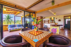 Panoramic Apartment, Terrace, Ocean View (Camelia) | Living area - Casamar Suites (Puerto Escondido)