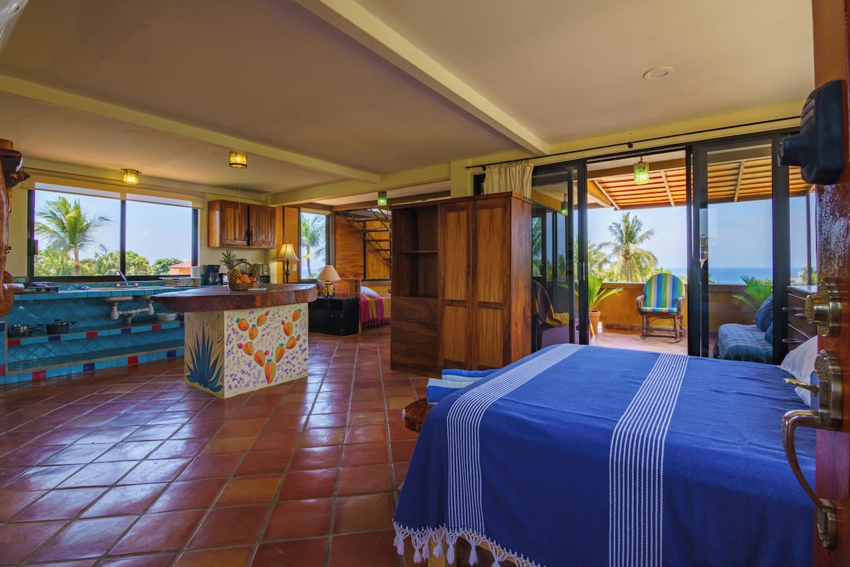 Panoramic Apartment, Terrace, Ocean View (Camelia) | 1 bedroom, in-room safe, individually decorated, individually furnished