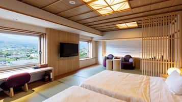 Traditional-Zweibettzimmer, Nichtraucher (Japanese, Wood, Tatami)