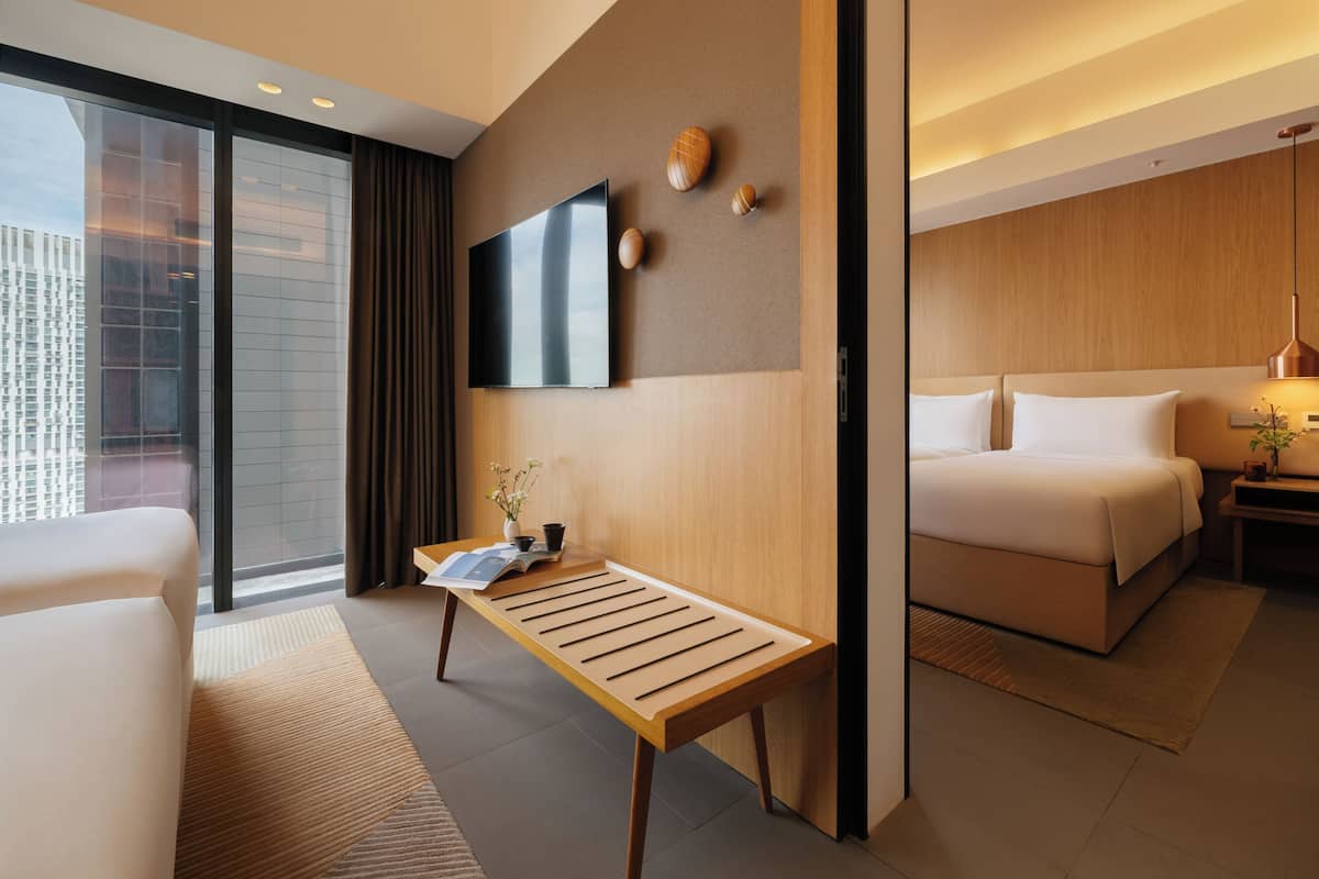 Kamar Quadruple Superior | Brankas, meja kerja, setrika/meja setrika, dan tempat tidur bayi gratis