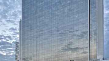 Façana frontal de l'allotjament