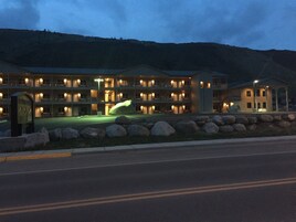 Front of property – evening/night