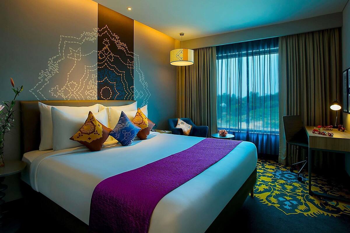 In-room safe, desk, blackout curtains, soundproofing