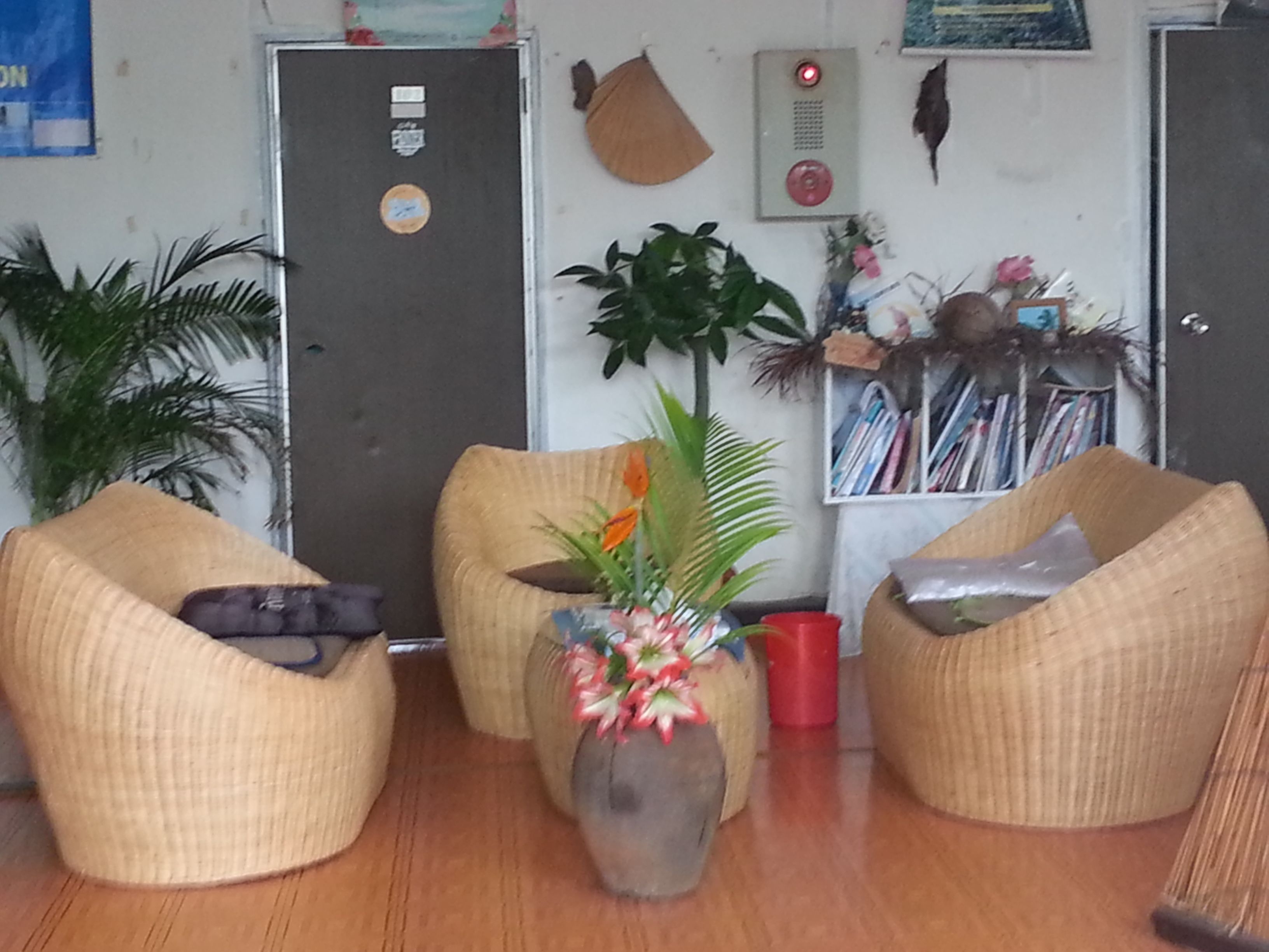 Sitteområde i lobbyen